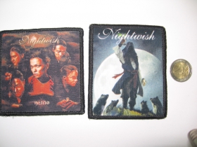 Nightwish ofsetová nášivka po krajoch obšívaná  cca. 9x9cm  cena za 1ks!!